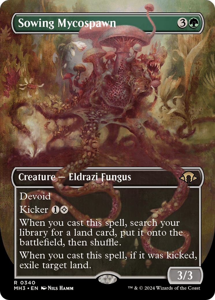 Sowing Mycospawn (Borderless) [Modern Horizons 3] | Good Games North