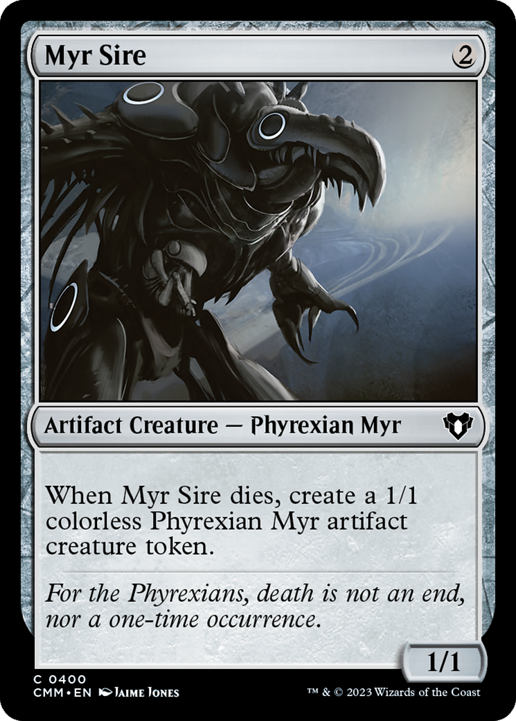 Myr Sire [Commander Masters] | Good Games North