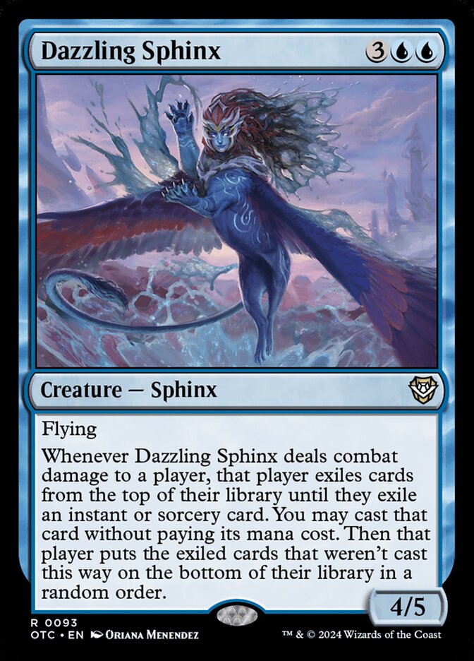 Dazzling Sphinx 93/342 (Commander: Outlaws of Thunder Junction)  | Good Games North