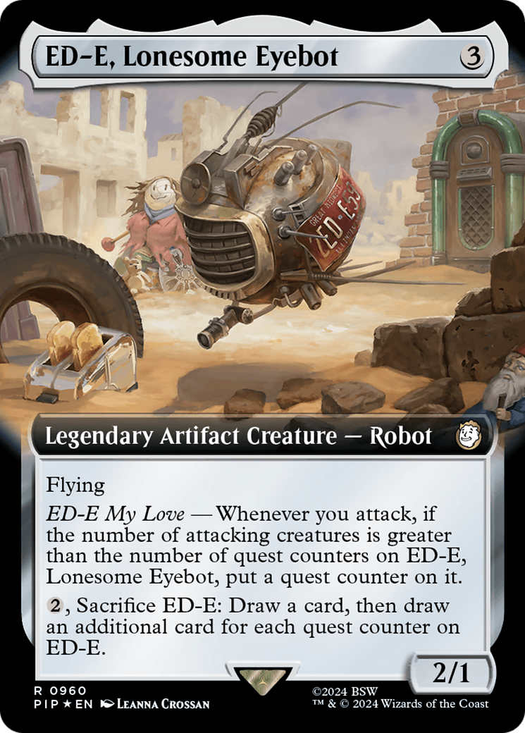 ED-E, Lonesome Eyebot (Extended Art) (Surge Foil) [Fallout] | Good Games North