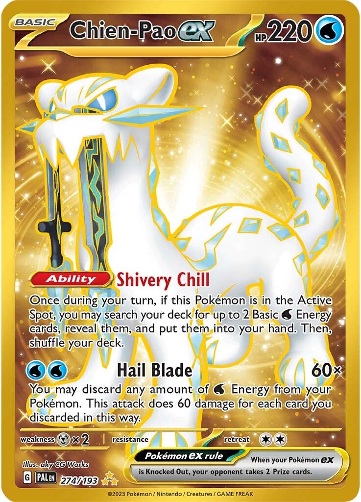 Chien-Pao ex (274/193) [Scarlet & Violet: Paldea Evolved] | Good Games North