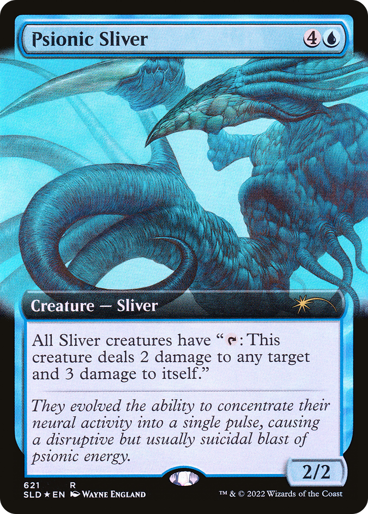Psionic Sliver (Extended Art) [Secret Lair Drop Promos] | Good Games North