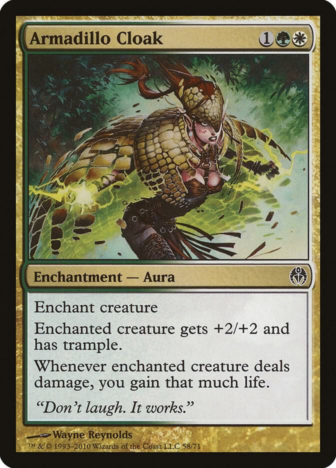 Armadillo Cloak (Duel Decks: Phyrexia vs. the Coalition)  | Good Games North