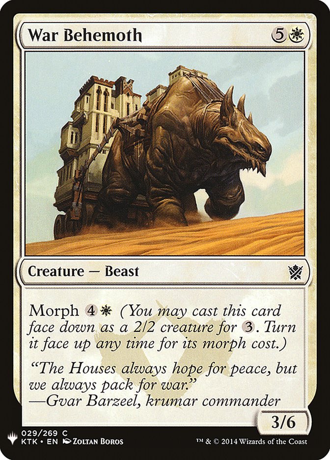War Behemoth [Mystery Booster] | Good Games North