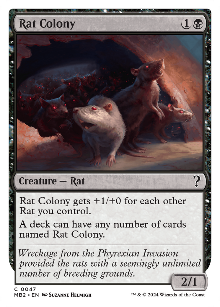 Rat Colony (White Border) [Mystery Booster 2] | Good Games North