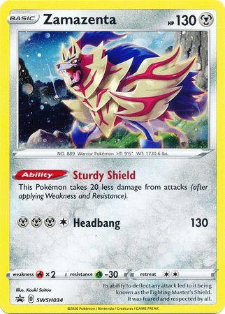 Zamazenta (SWSH034) [Sword & Shield: Black Star Promos] | Good Games North