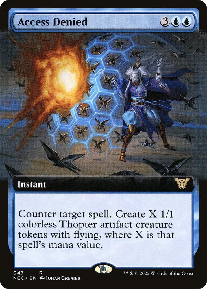 Access Denied Extended Art (Commander: Kamigawa: Neon Dynasty)  | Good Games North