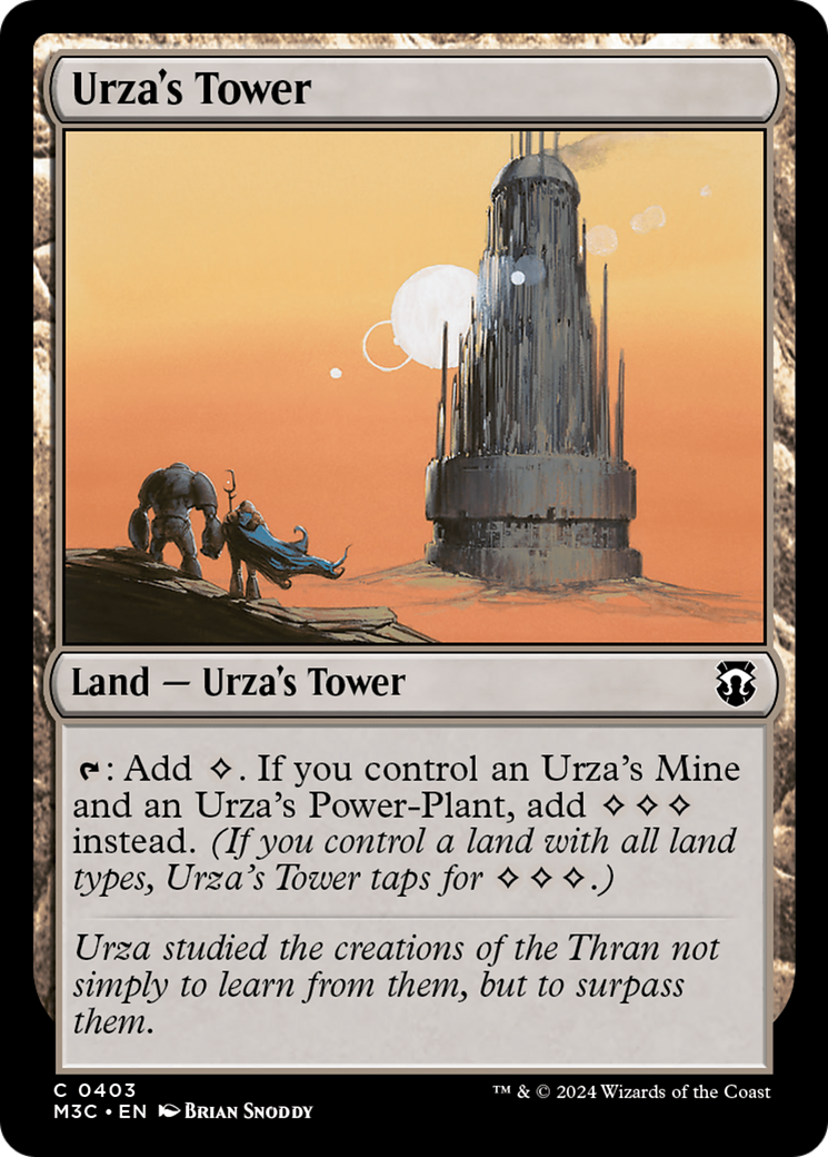 Urza's Tower (Ripple Foil) [Modern Horizons 3 Commander] | Good Games North