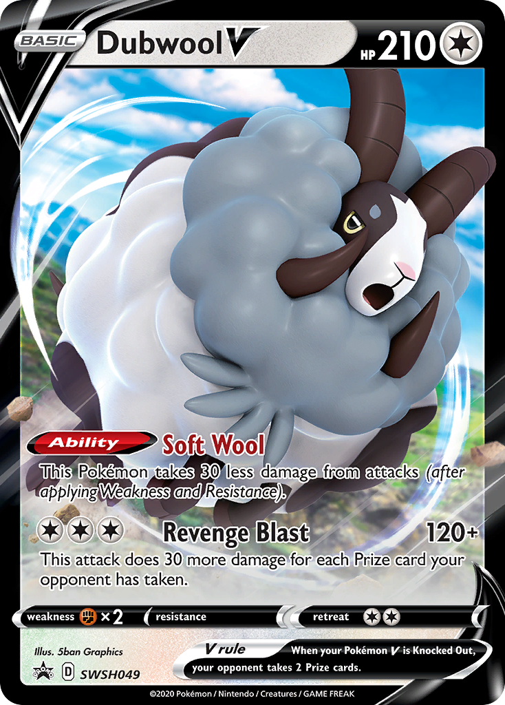 Dubwool V (SWSH049) [Sword & Shield: Black Star Promos] | Good Games North