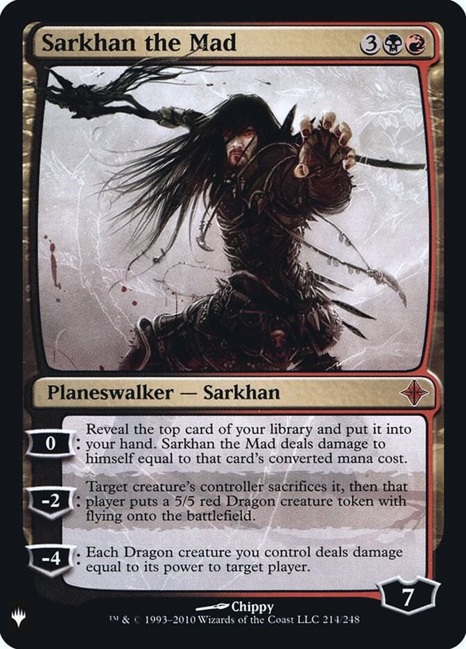 Sarkhan the Mad (The List Reprints)  - Foil | Good Games North