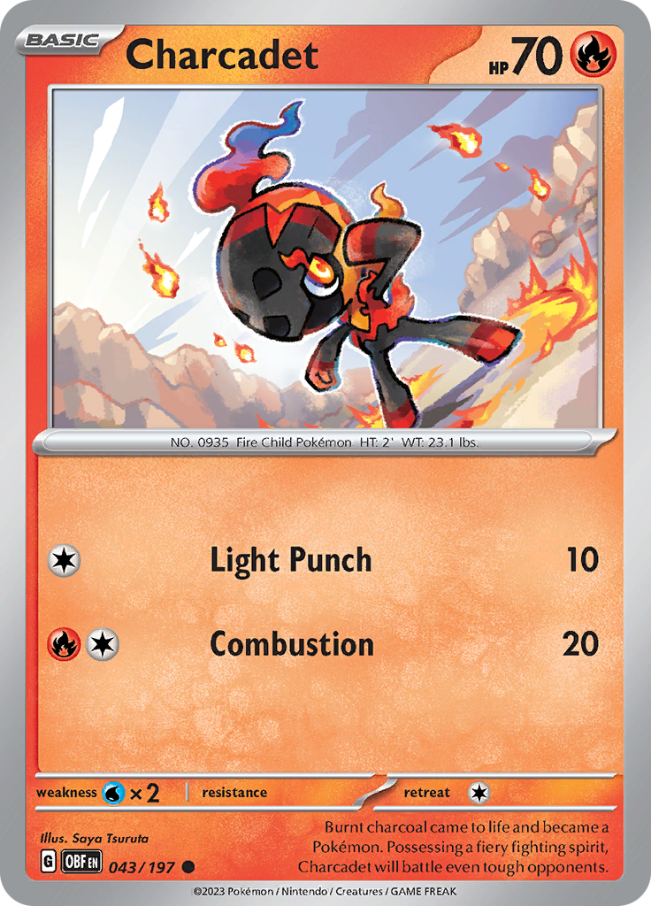 Charcadet (043/197) [Scarlet & Violet: Obsidian Flames] | Good Games North