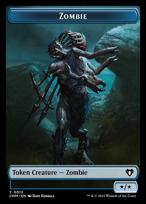 Human Soldier // Zombie (0013) Double-Sided Token [Commander Masters Tokens] | Good Games North