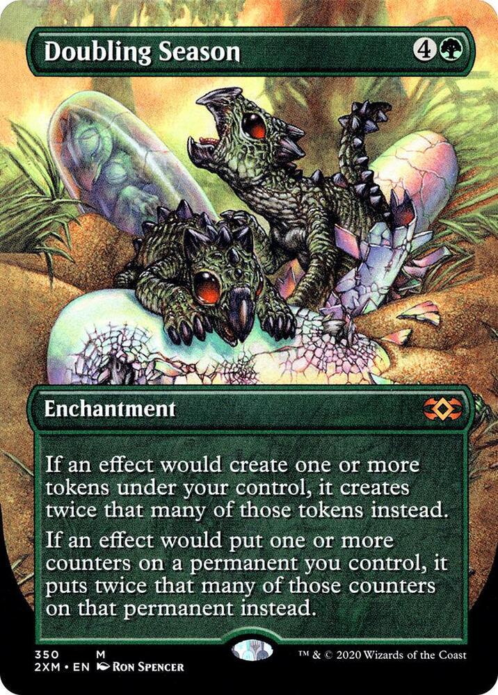 Doubling Season Borderless (Double Masters)  - Foil | Good Games North