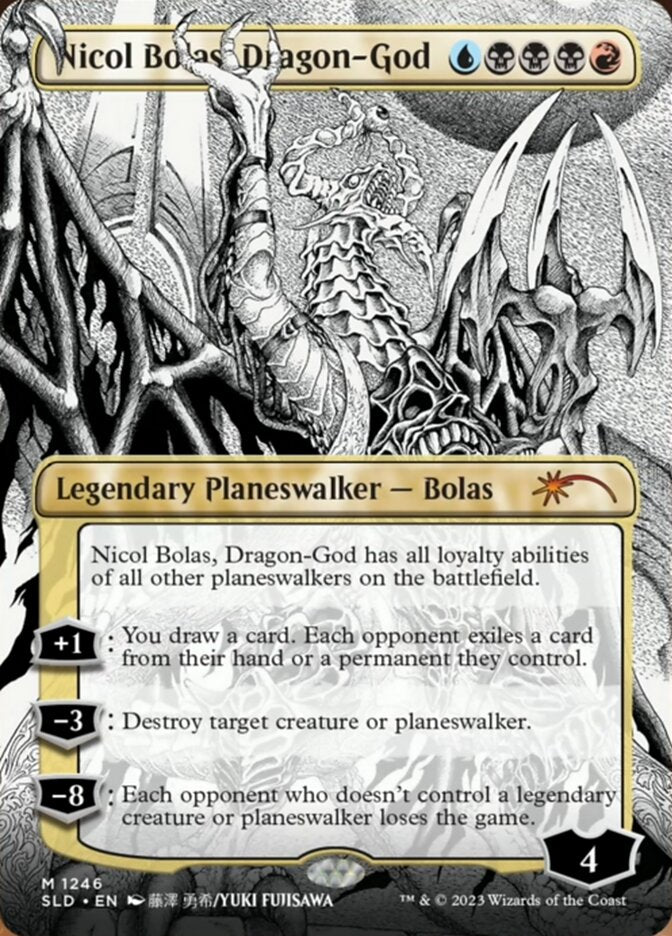 Nicol Bolas, Dragon-God (Borderless) [Secret Lair Drop Series] | Good Games North