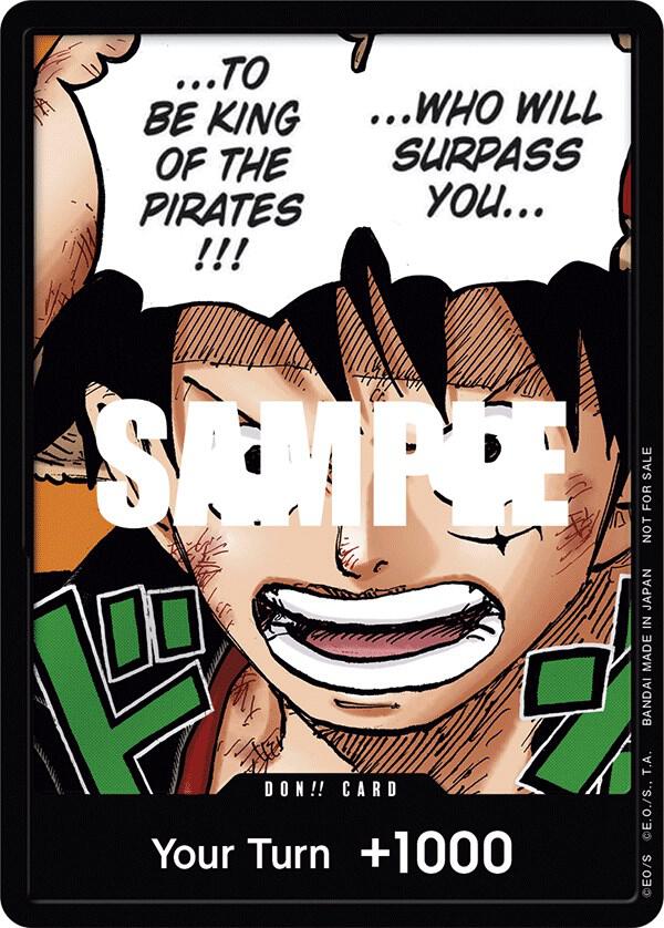 DON!! (Monkey.D.Luffy 1st Anniversary DON)  (One Piece Promotion Cards)  - Foil | Good Games North