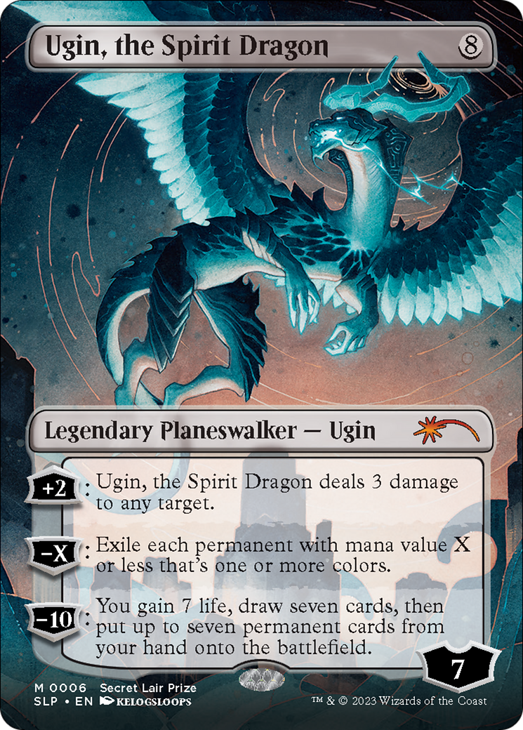Ugin, the Spirit Dragon (Borderless) [Secret Lair Showdown] | Good Games North