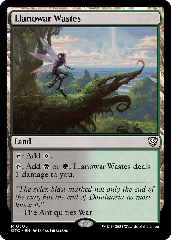 Llanowar Wastes 305/342 (Commander: Outlaws of Thunder Junction)  | Good Games North