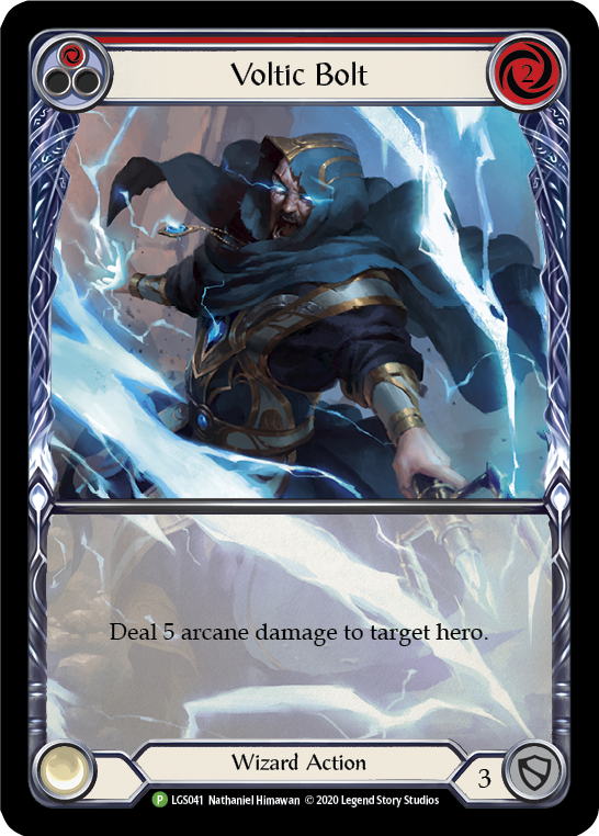 Voltic Bolt (Red) [LGS041] (Promo)  Rainbow Foil | Good Games North