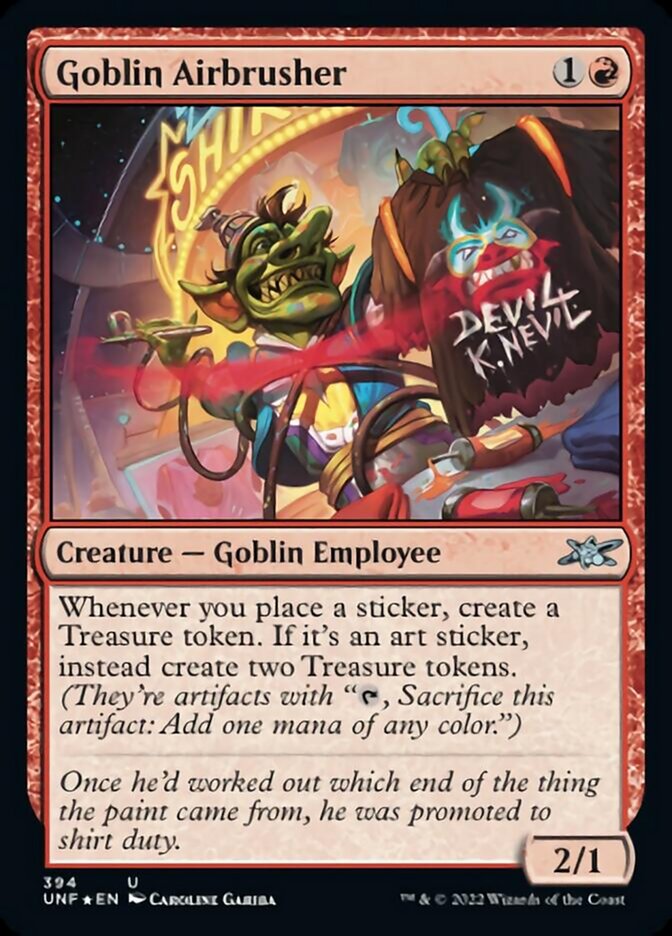 Goblin Airbrusher (Galaxy Foil) [Unfinity] | Good Games North