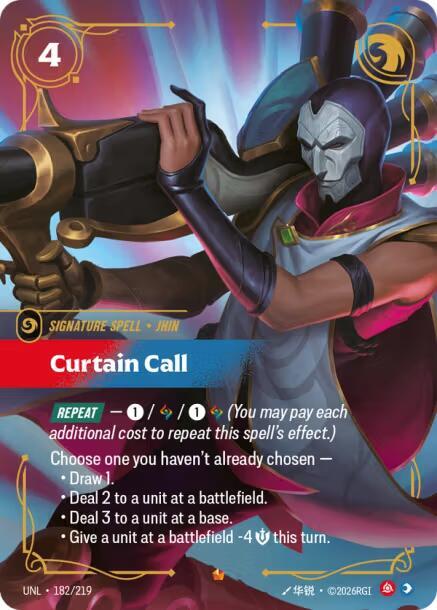 Curtain Call 182/219 (Unleashed)  - Foil | Good Games North