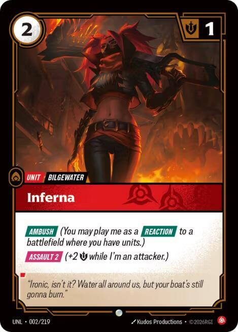 Inferna 002/219 (Unleashed)  | Good Games North