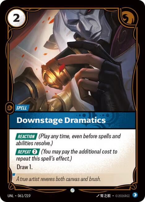 Downstage Dramatics 61/219 (Unleashed)  - Foil | Good Games North