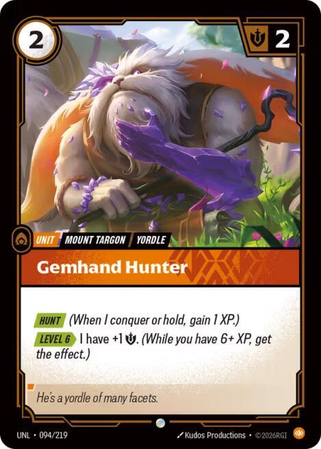 Gemhand Hunter 094/219 (Unleashed)  | Good Games North