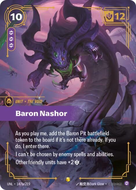 Baron Nashor 147a/219 (Unleashed)  - Foil | Good Games North