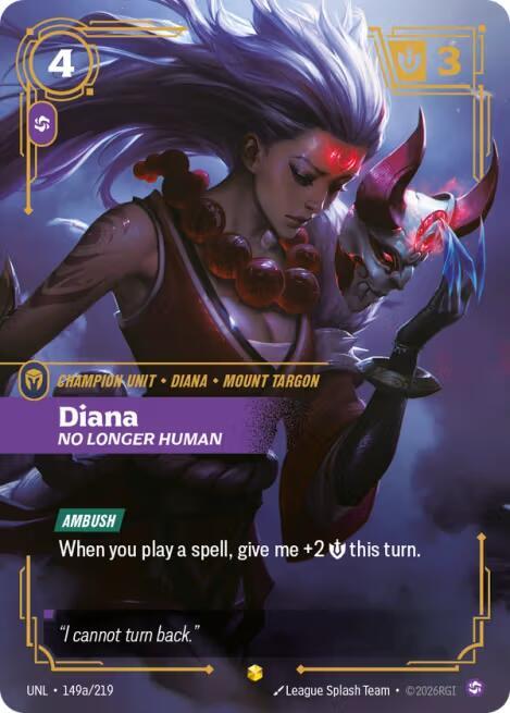 Diana - No Longer Human 149a/219 (Unleashed)  - Foil | Good Games North