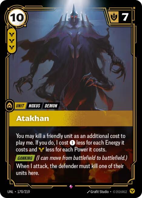 Atakhan 170/219 (Unleashed)  - Foil | Good Games North