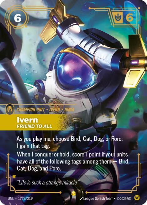 Ivern - Friend to All 177a/219 (Unleashed)  - Foil | Good Games North