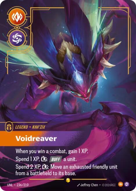Kha'Zix - Voidreaver 236/219 (Unleashed)  - Foil | Good Games North