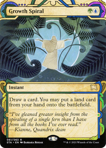 Growth Spiral  61 (Strixhaven: Mystical Archives)  - Etched Foil | Good Games North