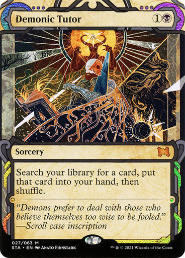 Demonic Tutor  27 (Strixhaven: Mystical Archive)  - Etched Foil | Good Games North