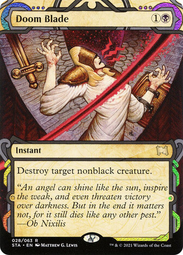 Doom Blade  28 (Strixhaven: Mystical Archives)  - Etched Foil | Good Games North
