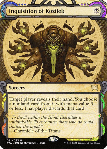 Inquisition of Kozilek  31 (Strixhaven: Mystical Archives)  - Etched Foil | Good Games North