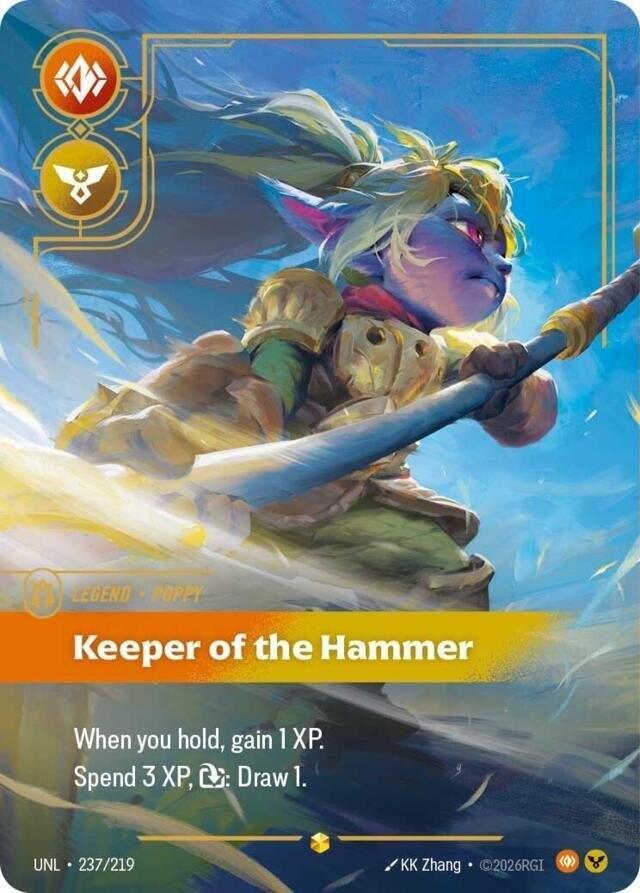 Poppy - Keeper of the Hammer 237/219 (Unleashed)  - Foil | Good Games North