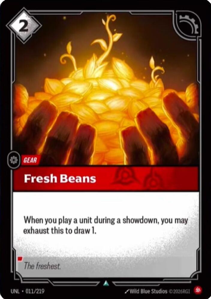 Fresh Beans 011/219 (Unleashed)  | Good Games North