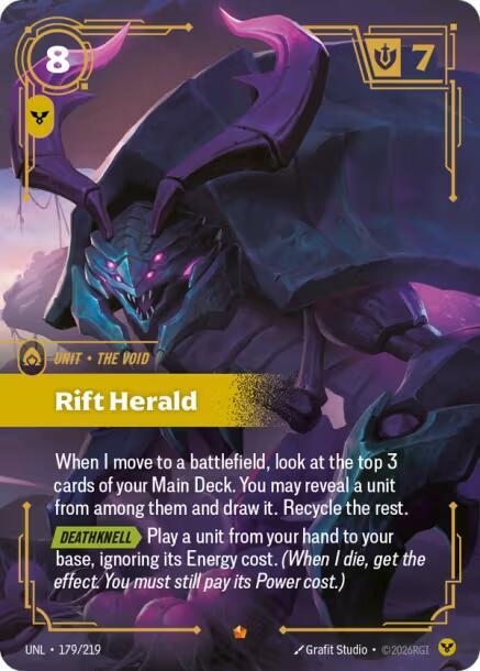 Rift Herald 179/219 (Unleashed)  - Foil | Good Games North
