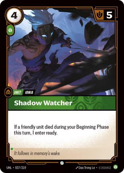 Shadow Watcher 37/219 (Unleashed)  - Foil | Good Games North