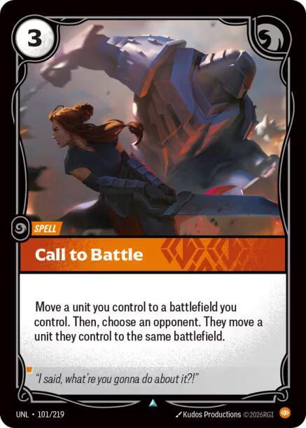 Call to Battle 101/219 (Unleashed)  - Foil | Good Games North