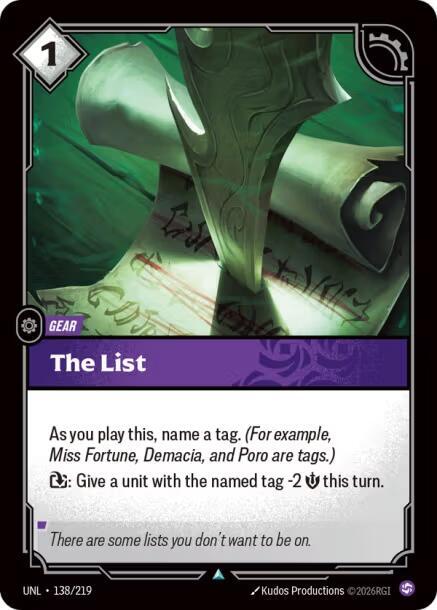 The List 138/219 (Unleashed)  | Good Games North