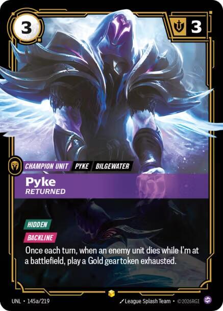 Pyke - Returned 145a/219 (Unleashed)  - Foil | Good Games North