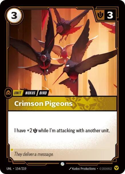 Crimson Pigeons 154/219 (Unleashed)  - Foil | Good Games North