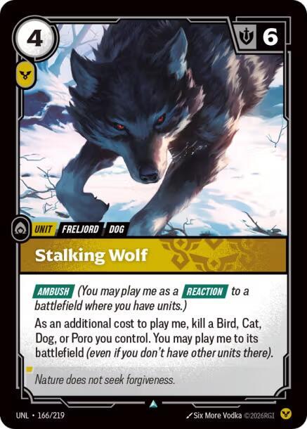 Stalking Wolf 166/219 (Unleashed)  - Foil | Good Games North