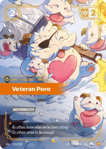 Veteran Poro 223/219 (Unleashed)  - Foil | Good Games North