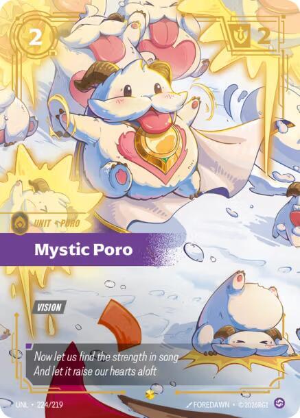 Mystic Poro 224/219 (Unleashed)  - Foil | Good Games North