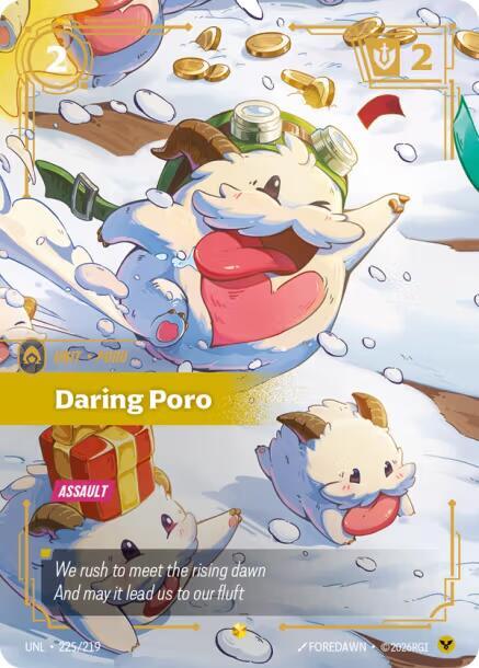 Daring Poro 225/219 (Unleashed)  - Foil | Good Games North