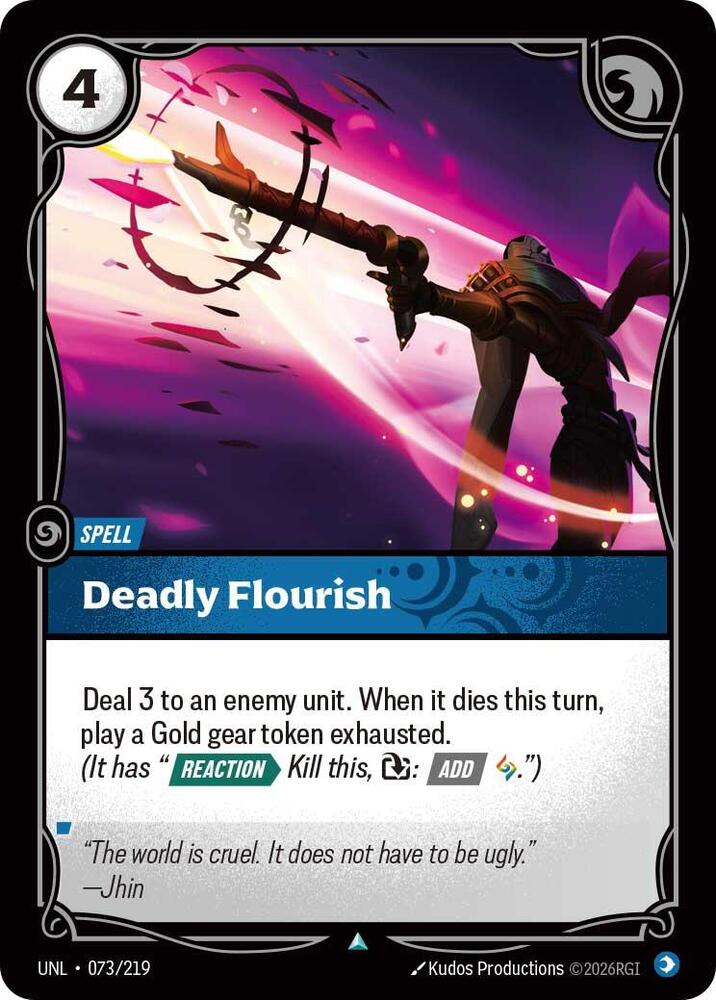 Deadly Flourish 073/219 (Unleashed)  - Foil | Good Games North