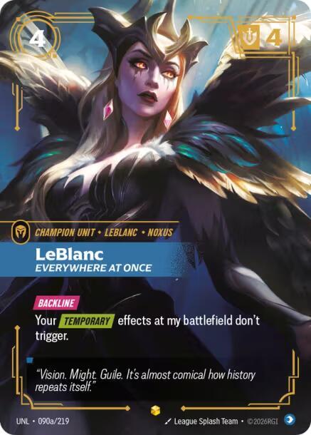 LeBlanc - Everywhere At Once 090a/219 (Unleashed)  - Foil | Good Games North